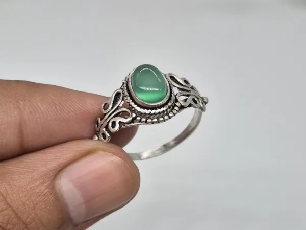 Green_Onyx_Stone_Handcrafted_Adjustable_Ring_For_Men