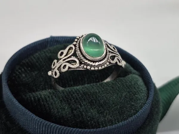 Green_Onyx_Stone_Handcrafted_Adjustable_Ring_For_Men