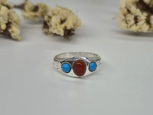 Natural_Red_Aqeeq_(Agate)_Ring,_Aqeeq_Ring,_Red_Agate_Ring,_Red_Aqeeq_Ring,_aqeek_Ring,_Turquoise_&_Aqeeq_Ring,_Aqeeq_Jewelry,_Everyday_Ring