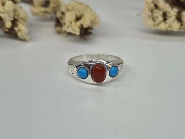 Natural_Red_Aqeeq_(Agate)_Ring,_Aqeeq_Ring,_Red_Agate_Ring,_Red_Aqeeq_Ring,_aqeek_Ring,_Turquoise_&_Aqeeq_Ring,_Aqeeq_Jewelry,_Everyday_Ring