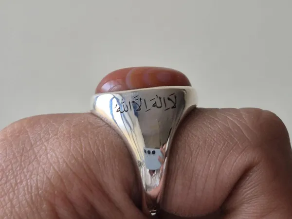 Red_Agate_German_Silver_Kalima_Engraved_Ring_For_Men
