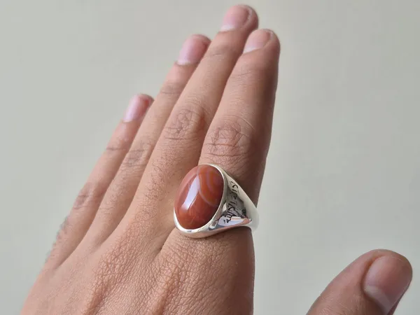 Red_Agate_German_Silver_Kalima_Engraved_Ring_For_Men