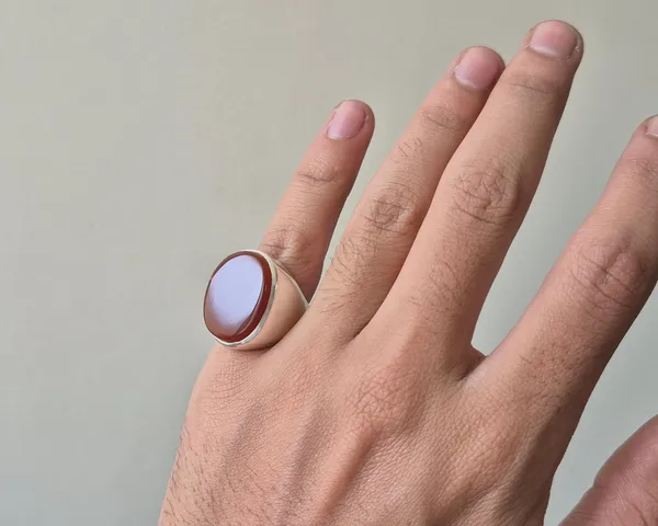 Red_Agate_German_Silver_Handcrafted_Ring_For_Men_,_Carnelian_Aqeeq_Ring_