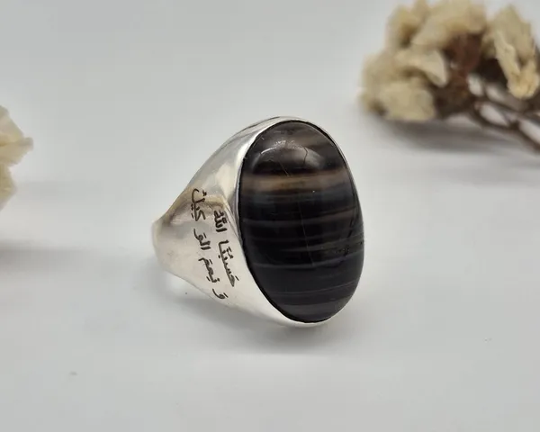 Black_Agate_German_Silver_Islamic_Calligraphy_Ring_For_Men