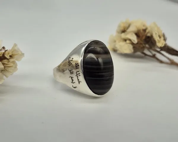 Black_Agate_German_Silver_Islamic_Calligraphy_Ring_For_Men