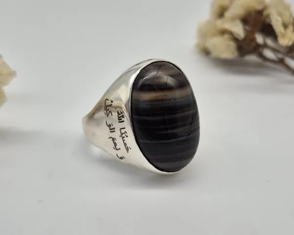 Black_Agate_German_Silver_Islamic_Calligraphy_Ring_For_Men