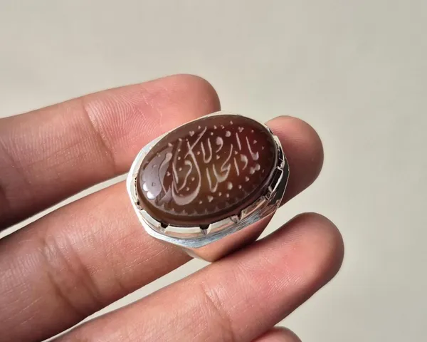 Red_Agate_German_Silver_Arabic_Calligraphy_Ring_For_Men