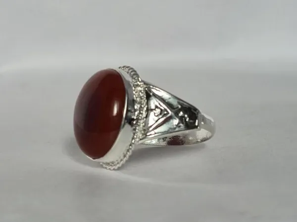 Red_Agate_Silver_Plated_Suleimani_Aqeeq_Ring_For_Men