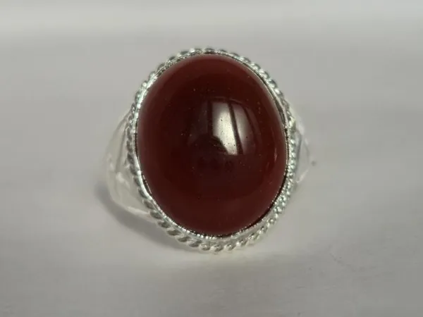 Red_Agate_Silver_Plated_Suleimani_Aqeeq_Ring_For_Men