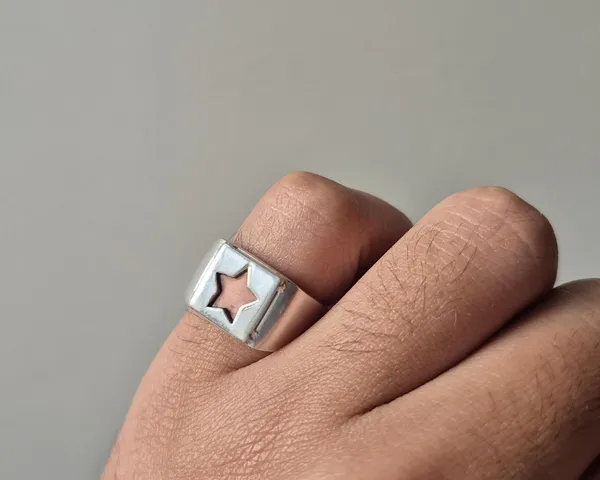 German_Silver_Handmade_Star_Ring_For_Men