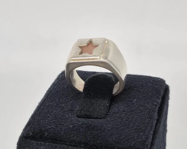 German_Silver_Handmade_Star_Ring_For_Men