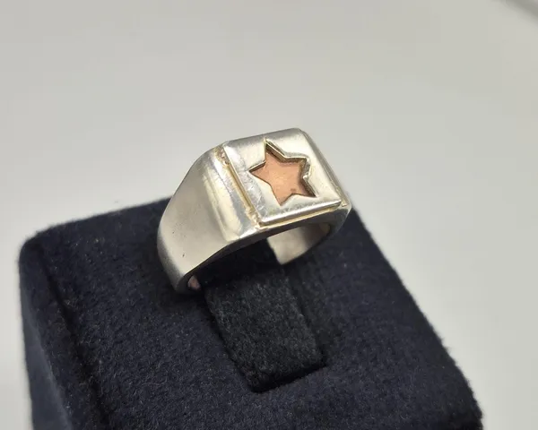 German_Silver_Handmade_Star_Ring_For_Men