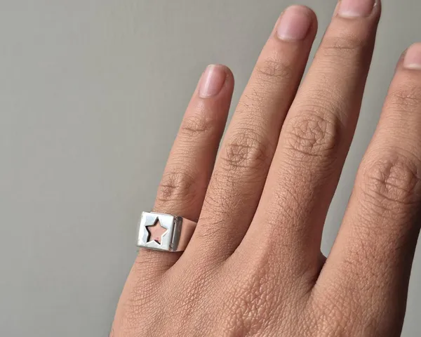 German_Silver_Handmade_Star_Ring_For_Men