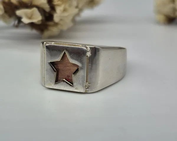 German_Silver_Handmade_Star_Ring_For_Men