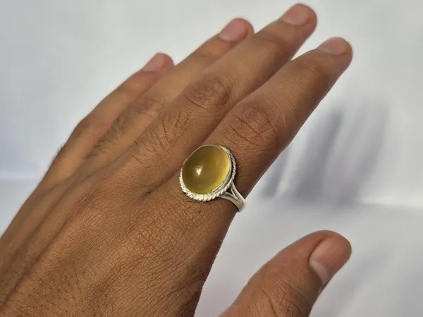 Yellow_Agate_Stone_Islamic_Handmade_Ring_For_Men