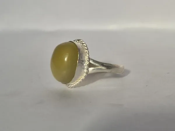 Yellow_Agate_Stone_Islamic_Handmade_Ring_For_Men