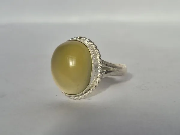 Yellow_Agate_Stone_Islamic_Handmade_Ring_For_Men
