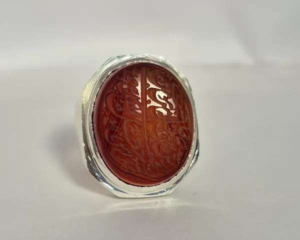 Red_Agate_Silver_Plated_Arabic_Calligraphy_Ring_For_Men_,_Irani_Calligraphy_Ring