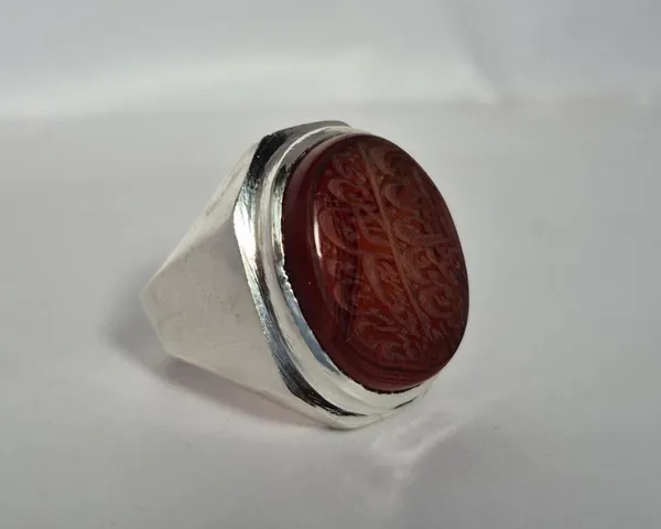 Red_Agate_Silver_Plated_Arabic_Calligraphy_Ring_For_Men_,_Irani_Calligraphy_Ring