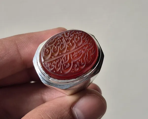 Red_Agate_Silver_Plated_Arabic_Calligraphy_Ring_For_Men_,_Irani_Calligraphy_Ring