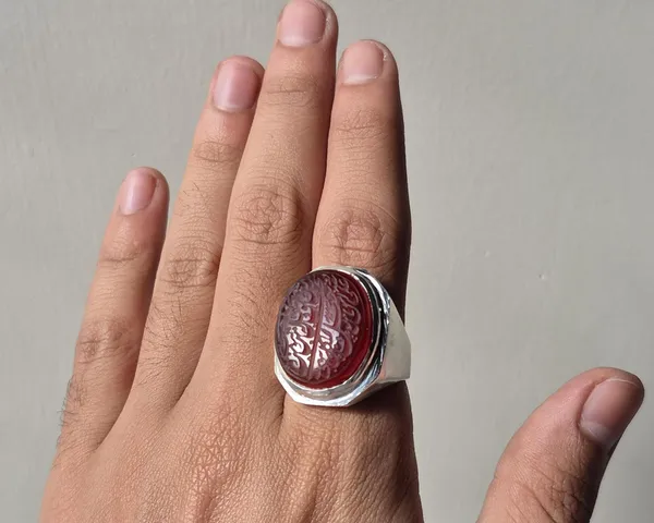Red_Agate_Silver_Plated_Arabic_Calligraphy_Ring_For_Men_,_Irani_Calligraphy_Ring