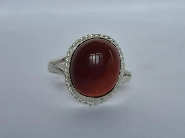 Red_Agate_Silver_Plated_Yemeni_Aqeeq_Ring_For_Men