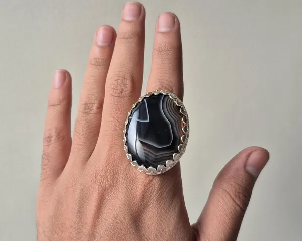 Black_Banded_Agate_German_Silver_Suleimani_Aqeeq_Ring_For_Men