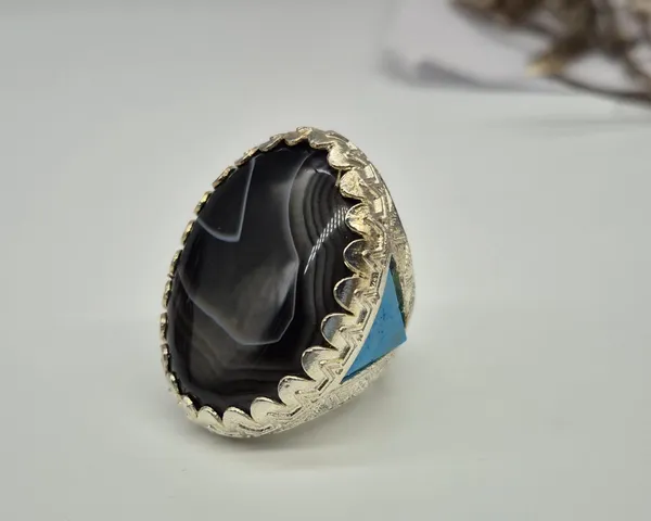 Black_Banded_Agate_German_Silver_Suleimani_Aqeeq_Ring_For_Men