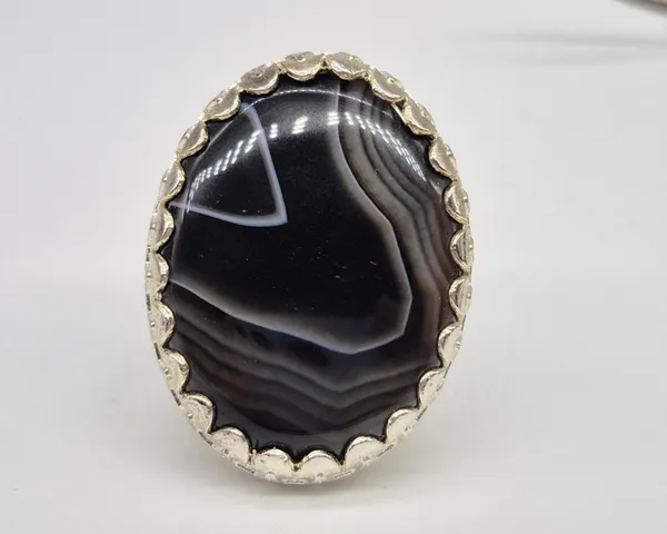 Black_Banded_Agate_German_Silver_Suleimani_Aqeeq_Ring_For_Men