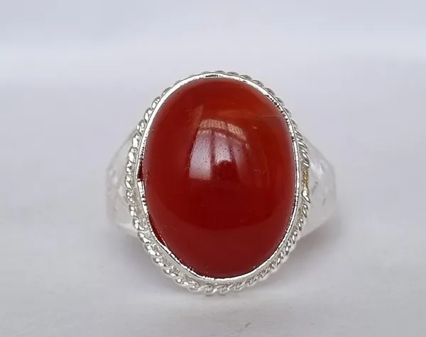 Red_Agate_White_Metal_Aqeeq_Ring_For_Men_,_Sword_Ring