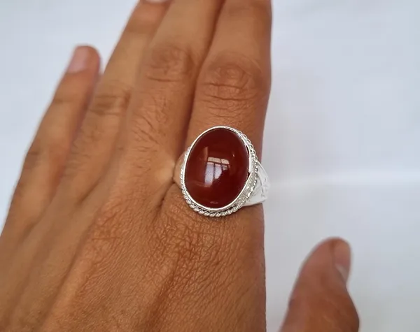 Red_Agate_White_Metal_Aqeeq_Ring_For_Men_,_Sword_Ring