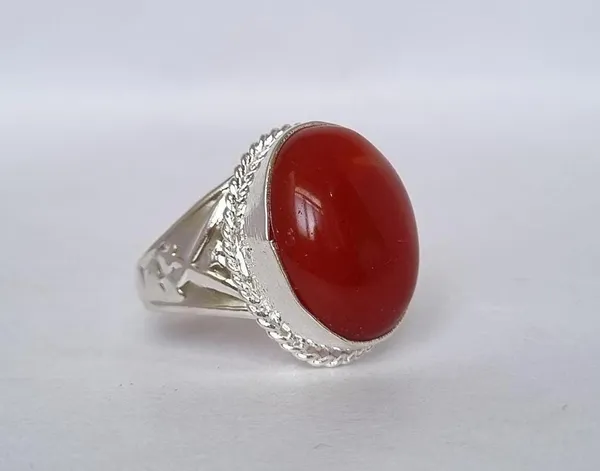Red_Agate_White_Metal_Aqeeq_Ring_For_Men_,_Sword_Ring