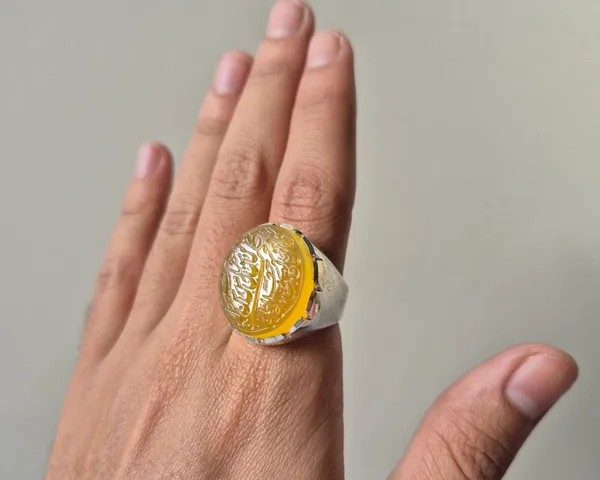 Yellow_Agate_German_Silver_Islamic_Calligraphy_Ring_For_Men_,_Irani_Calligraphy_Ring