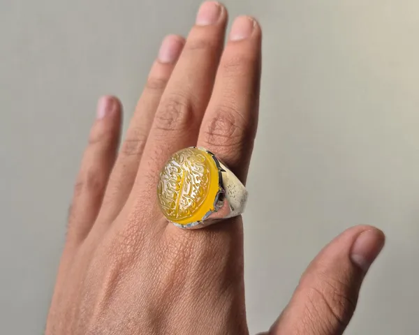 Yellow_Agate_German_Silver_Islamic_Calligraphy_Ring_For_Men_,_Irani_Calligraphy_Ring