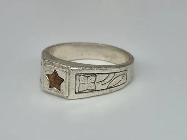 German_Silver_Handcrafted_Star_Ring_For_Men