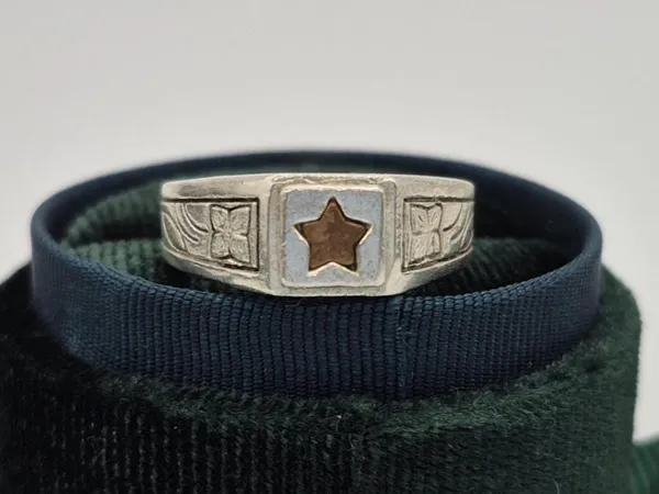 German_Silver_Handcrafted_Star_Ring_For_Men