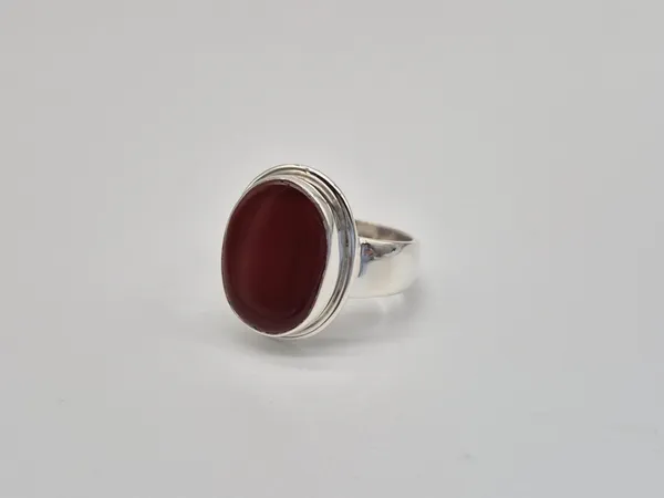 Red_Agate_Sterling_Silver_Ring_For_Men_,_(25_Silver_Ring