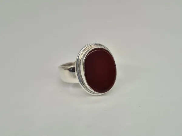 Red_Agate_Sterling_Silver_Ring_For_Men_,_(25_Silver_Ring