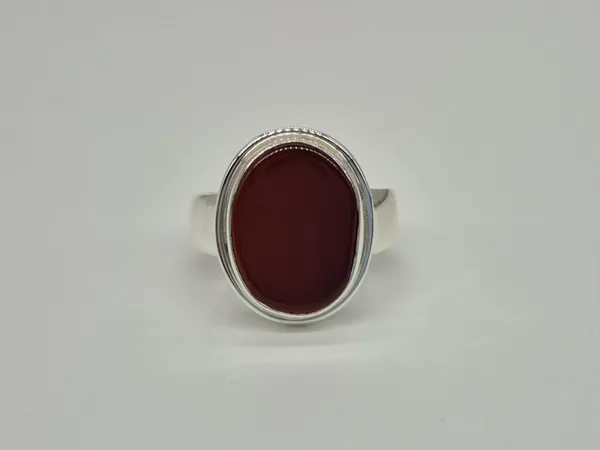 Red_Agate_Sterling_Silver_Ring_For_Men_,_(25_Silver_Ring
