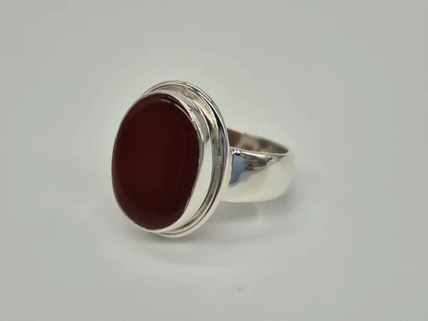 Red_Agate_Sterling_Silver_Ring_For_Men_,_(25_Silver_Ring