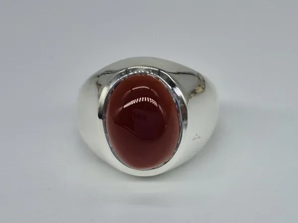 Red_Agate_Sterling_Silver_Handcrafted_Ring_For_Men_,_Aqeeq_Ring_