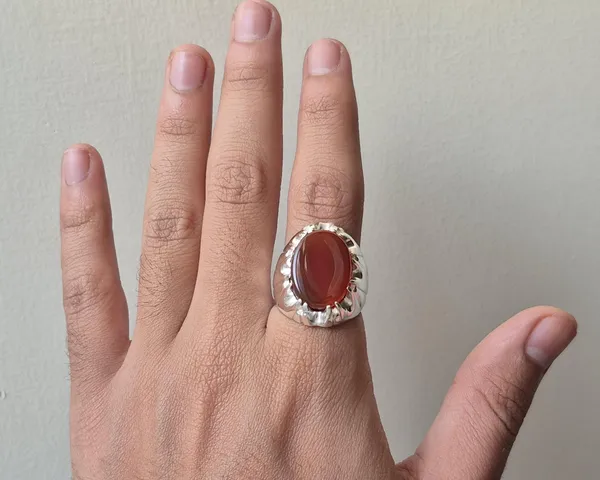 Red_Agate_Sterling_Silver_Handmade_Ring_For_Men_,_Carnelian_Aqeeq_Silver_Ring_