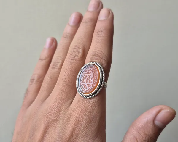 Red_Carnelian_Agate_Sterling_Silver_Ya_Jabbar_Ring_For_Men_,_Aqeeq_Ring