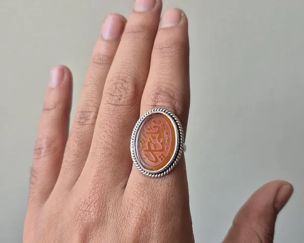 Red_Carnelian_Agate_Sterling_Silver_Ya_Jabbar_Ring_For_Men_,_Aqeeq_Ring