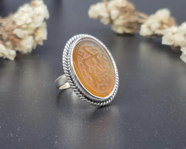Red_Carnelian_Agate_Sterling_Silver_Ya_Jabbar_Ring_For_Men_,_Aqeeq_Ring