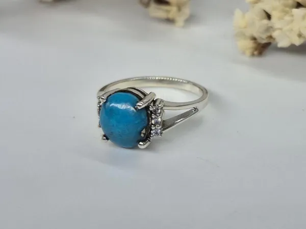 Sky_Blue_Turquoise_Sterling_Silver_Minimalist_Ring_For_Men