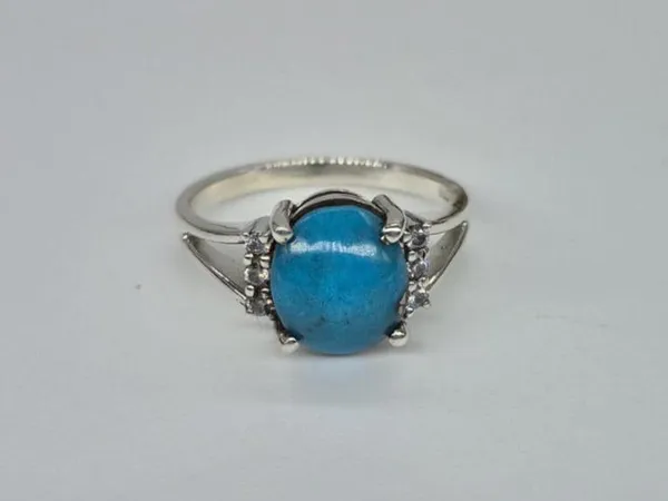 Sky_Blue_Turquoise_Sterling_Silver_Minimalist_Ring_For_Men