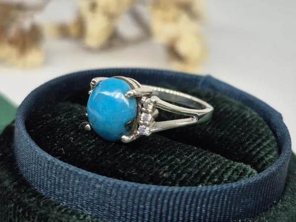Sky_Blue_Turquoise_Sterling_Silver_Minimalist_Ring_For_Men