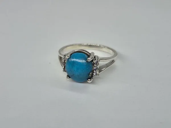 Sky_Blue_Turquoise_Sterling_Silver_Minimalist_Ring_For_Men