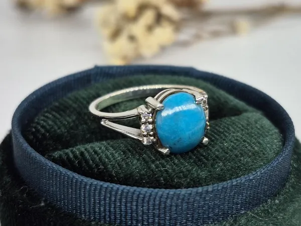 Sky_Blue_Turquoise_Sterling_Silver_Minimalist_Ring_For_Men